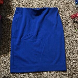 The Limited Elegant Blue Pencil Skirt